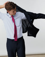 Load image into Gallery viewer, Ghost Blazer in Navy High-Twist
