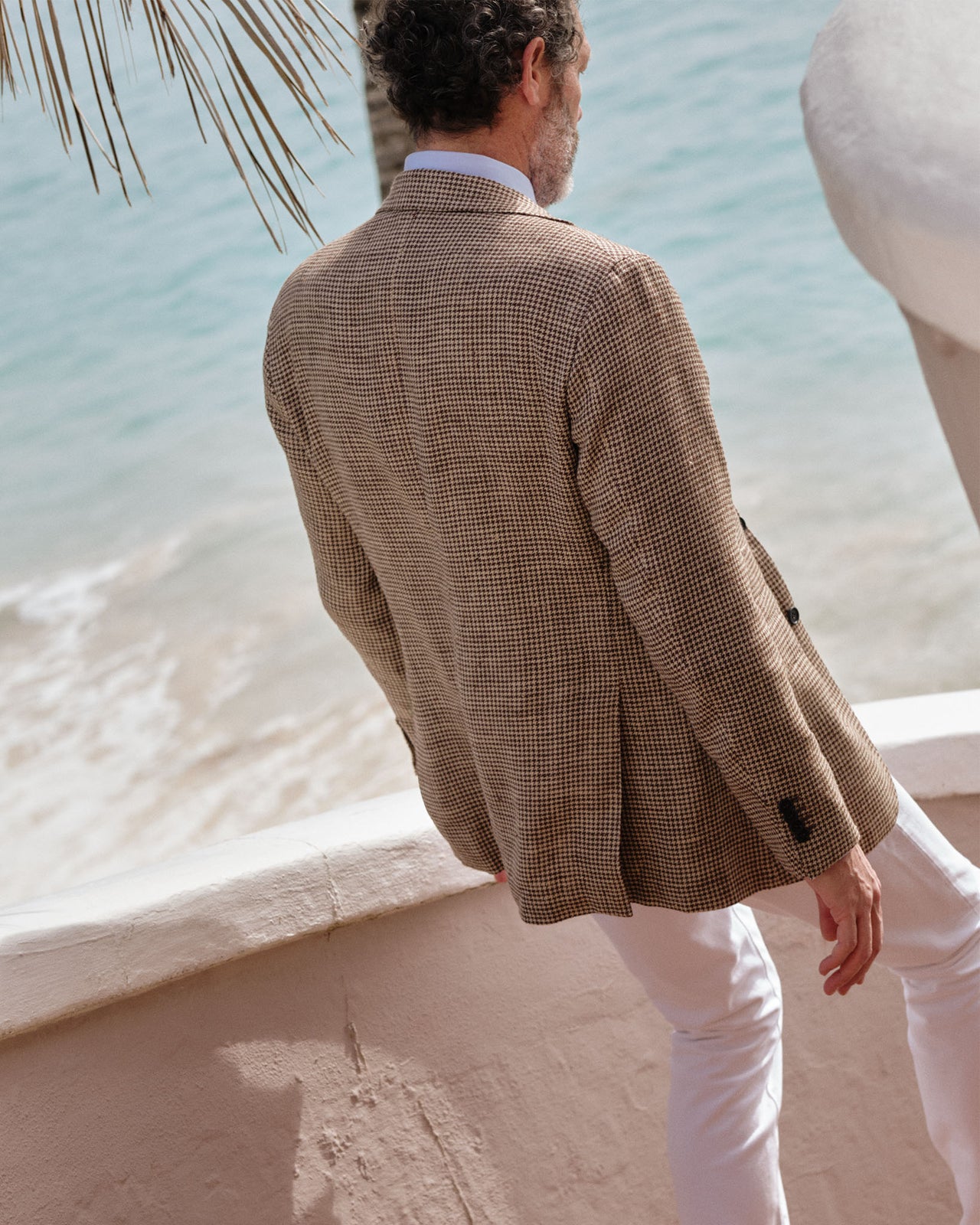 Slim Straight Jean in White Garment-Dyed Denim