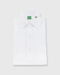 Spread Collar Dress Shirt White Roxford