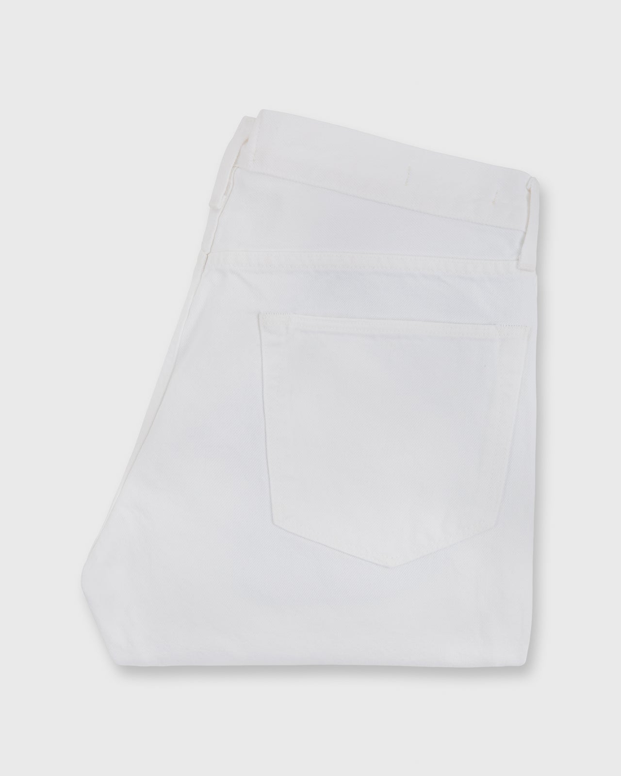 Slim Straight Jean White Denim