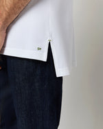Load image into Gallery viewer, Short-Sleeved Polo in White Pima Pique
