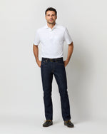 Load image into Gallery viewer, Short-Sleeved Polo in White Pima Pique

