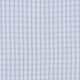 Spread Collar Dress Shirt in Sky Graph Check Poplin