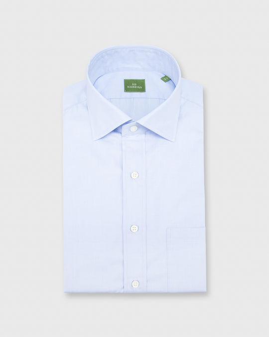 Spread Collar Dress Shirt Sky End-On-End