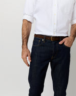 Load image into Gallery viewer, Slim Straight Jean in Non-Selvedge Rinse Denim
