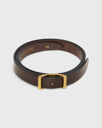 1" Reversible Conroy Belt in Chocolate Brown Bridle