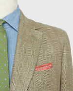 Load image into Gallery viewer, Ghost Blazer in Sage/Wheat Herringbone
