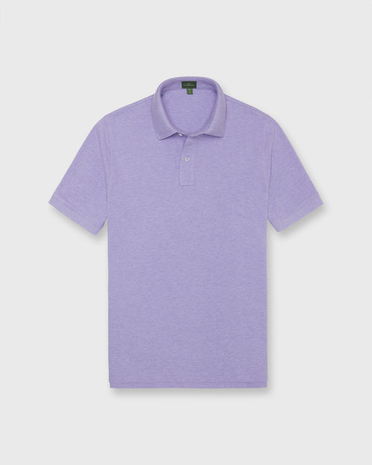 Court Polo in Heather Lavender Pima Pique