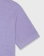 Load image into Gallery viewer, Court Polo in Heather Lavender Pima Pique