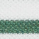 Court Polo in White/Heather Green Stripe Pima Pique