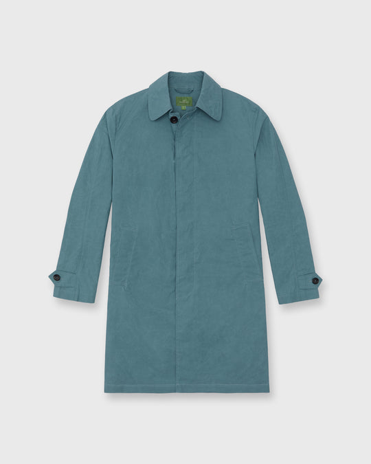 Traveler's Trench in River Dry Waxed Poplin