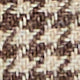 Chocolate/Oat Houndstooth Hopsack