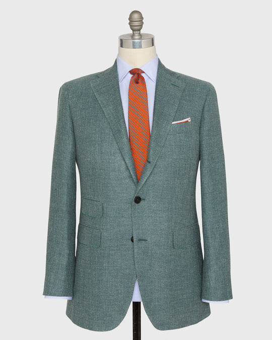 Virgil No. 3 Jacket in Lovat Hopsack