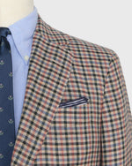 Load image into Gallery viewer, Virgil No. 2 Jacket in Oat/Blue/Pink Check Hopsack
