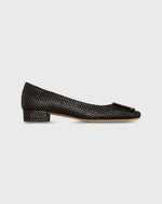 Load image into Gallery viewer, Buckle Shoe in Black Basketweave