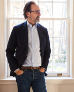 Load image into Gallery viewer, Ghost Blazer in Navy High-Twist
