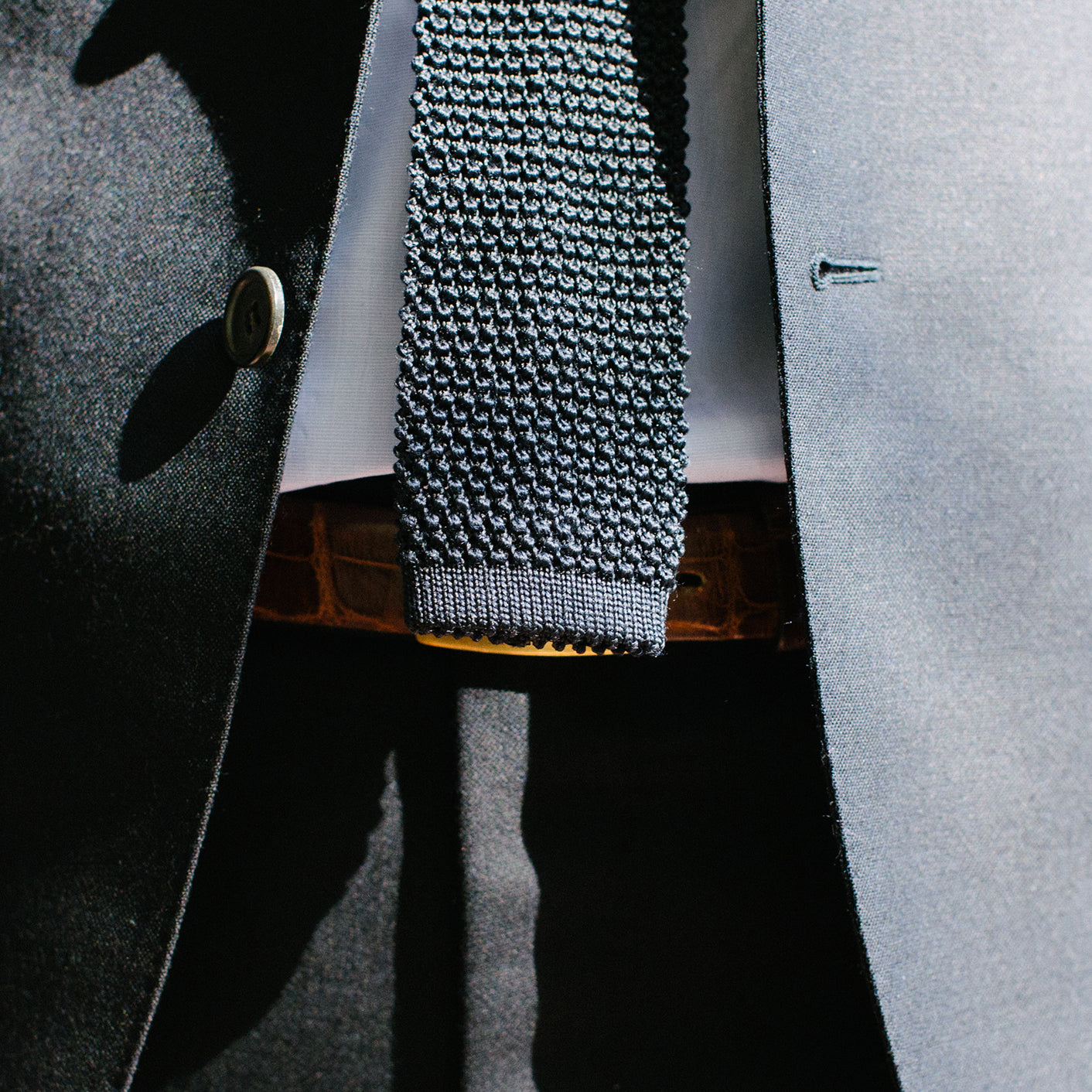 Navy Knit