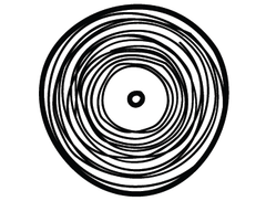 an illustrated vinyl record